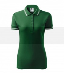 Polohemd Damen - Dunkelgrün Bluse, T-Shirt